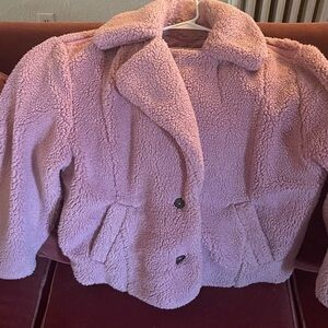 Cozy Pink Jacket by Free People Size Medium